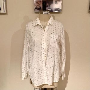 Polka Dot Button Down Shirt
